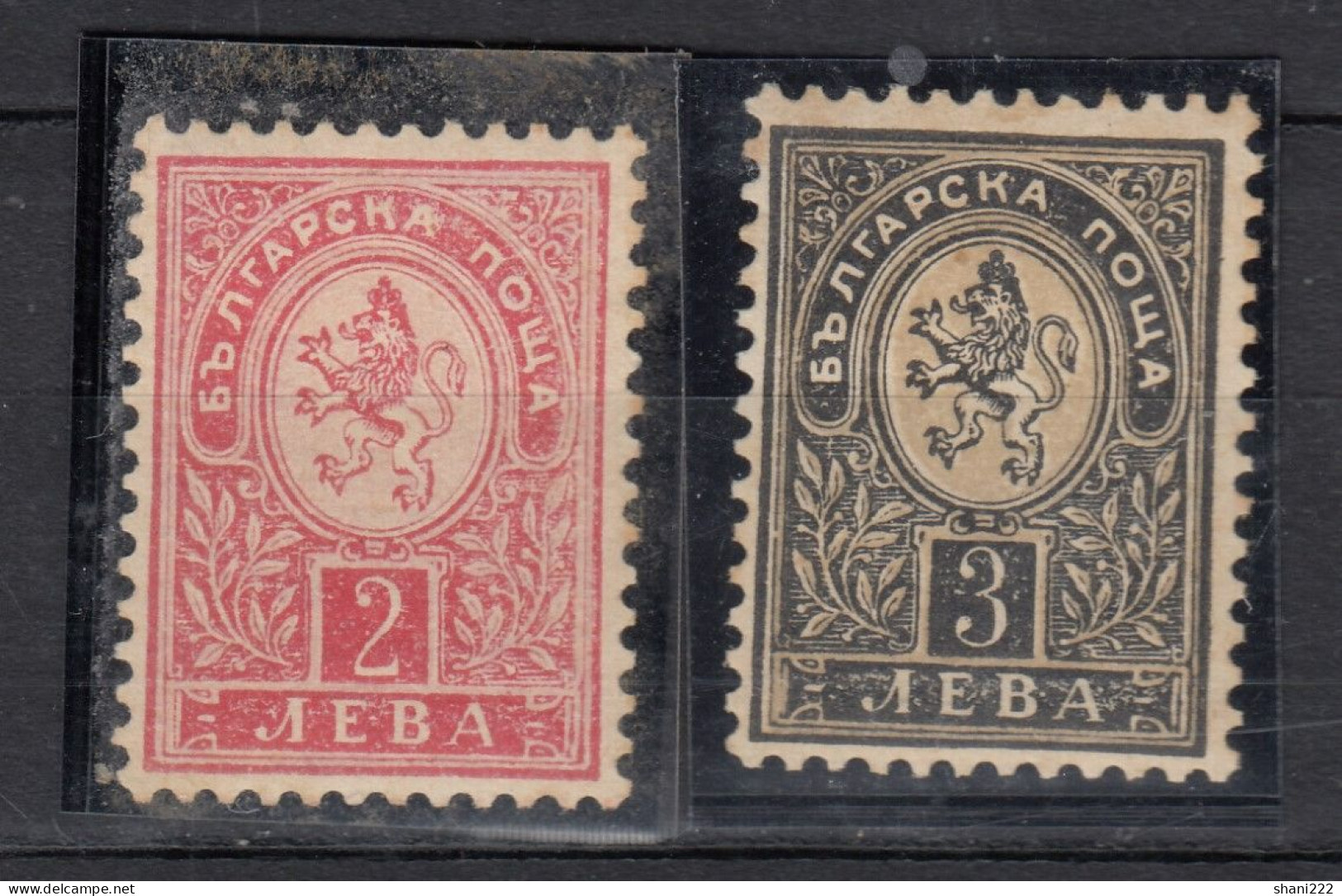 Bulgaria 1896 - 2 L., 3 L., High Values - MNH (e-605) - Nuovi