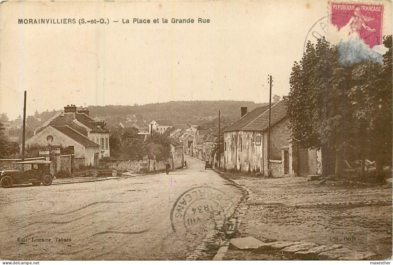 MORAINVILLIERS La Place Et La Grande Rue - Morainvilliers