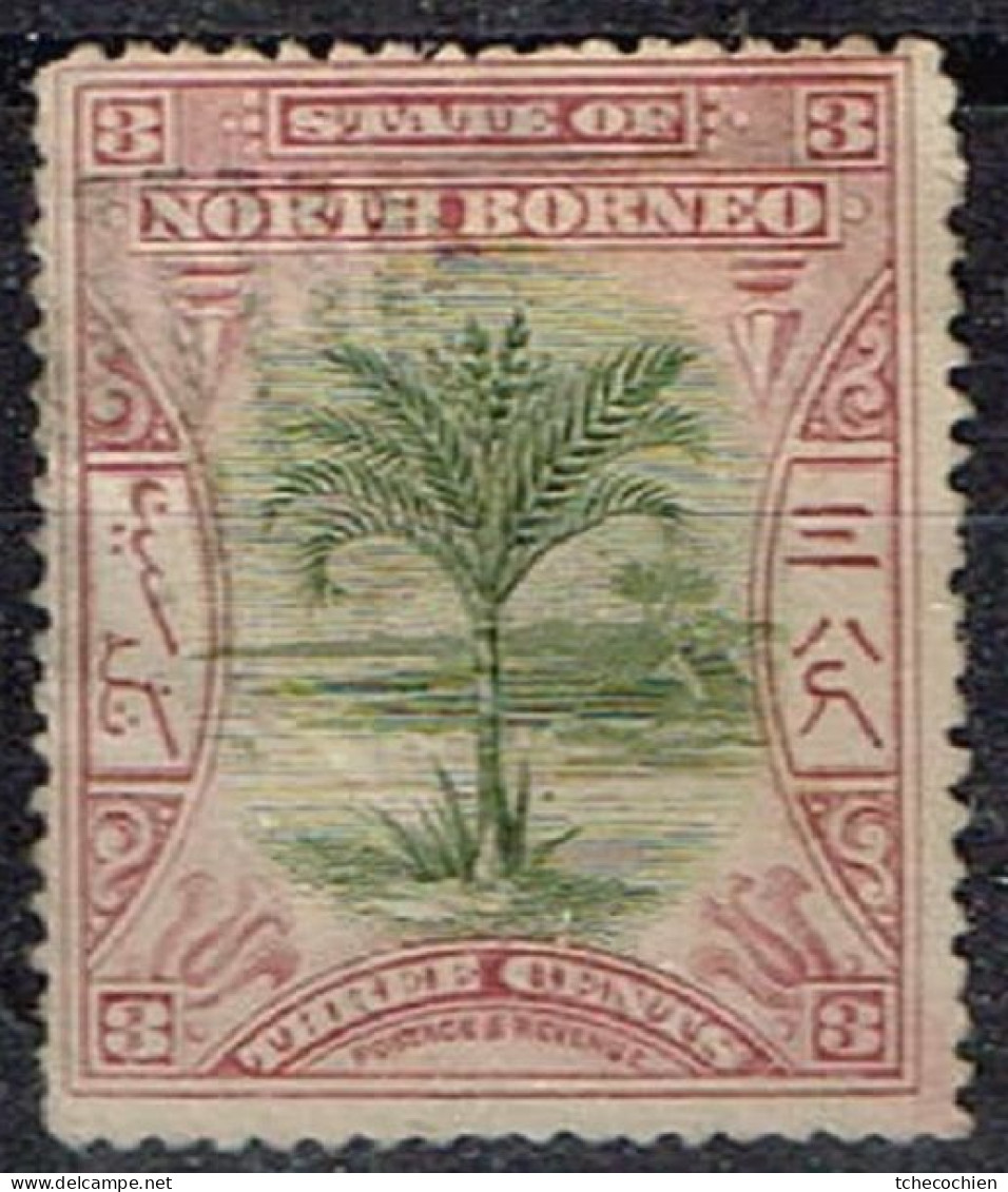 Bornéo Du Nord - 1897 - Y&T N° 75 Oblitéré. Valeur Catalogue Y&T 2005 : 8,00 € - Borneo Del Nord (...-1963)