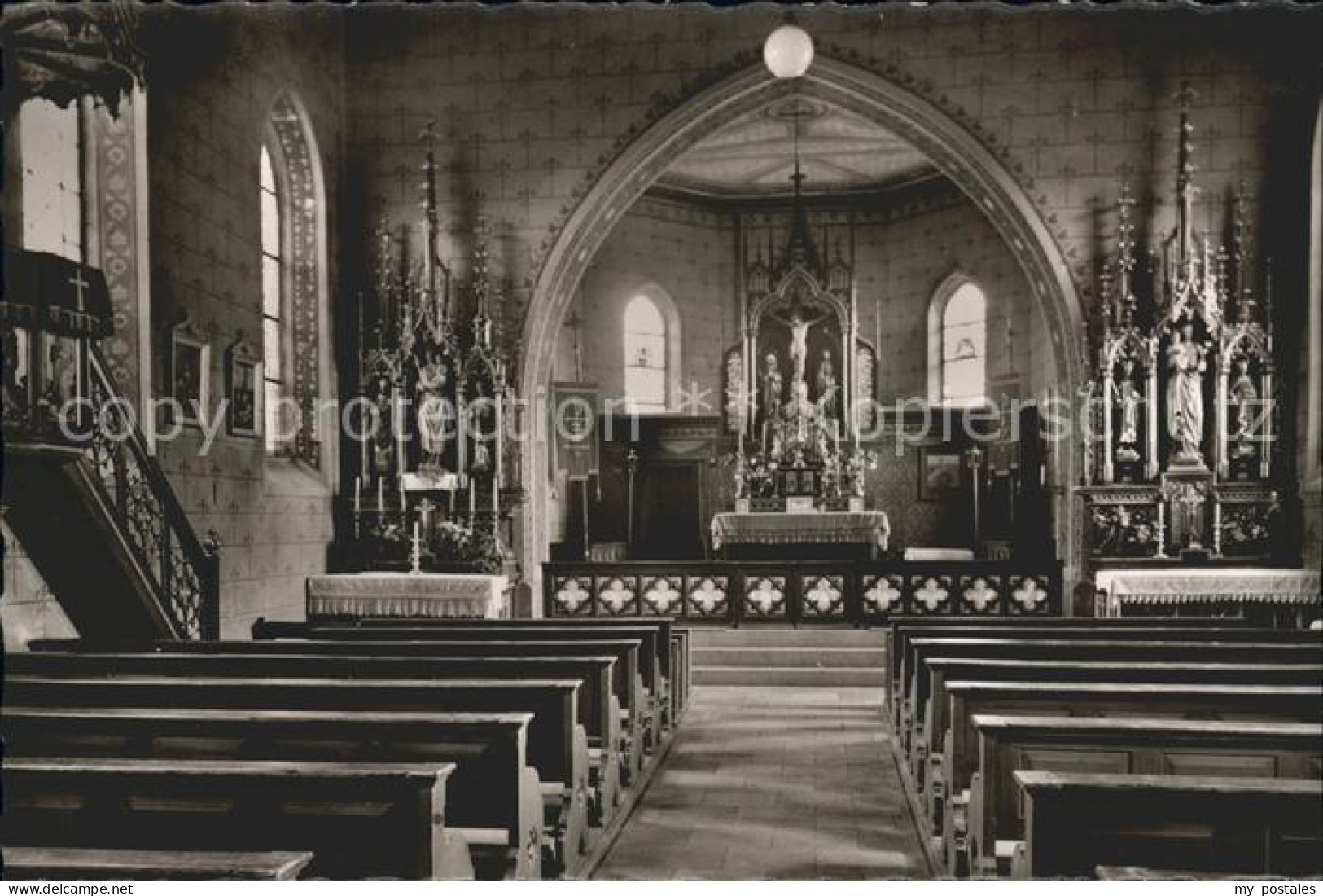 41780082 Feuchtwangen Katholische Kirche Innen Feuchtwangen - Feuchtwangen