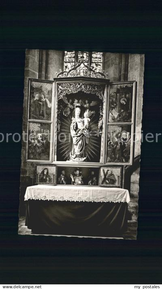 41780080 Feuchtwangen Stiftskirche Marienaltar Feuchtwangen - Feuchtwangen