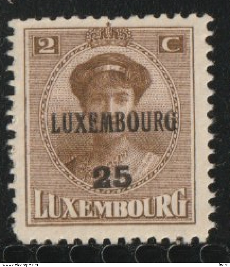 Lixembourg  1925  Prifix Nr. 145 Pf/mnh - Vorausentwertungen