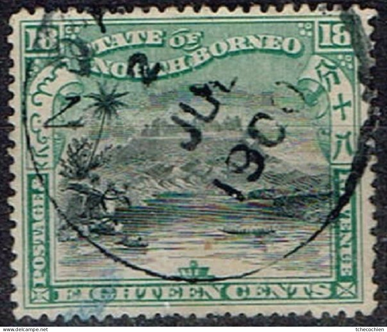 Bornéo Du Nord - 1897 - Y&T N° 82 Oblitéré. Valeur Catalogue Y&T 2005 : 30,00 € - Bornéo Du Nord (...-1963)