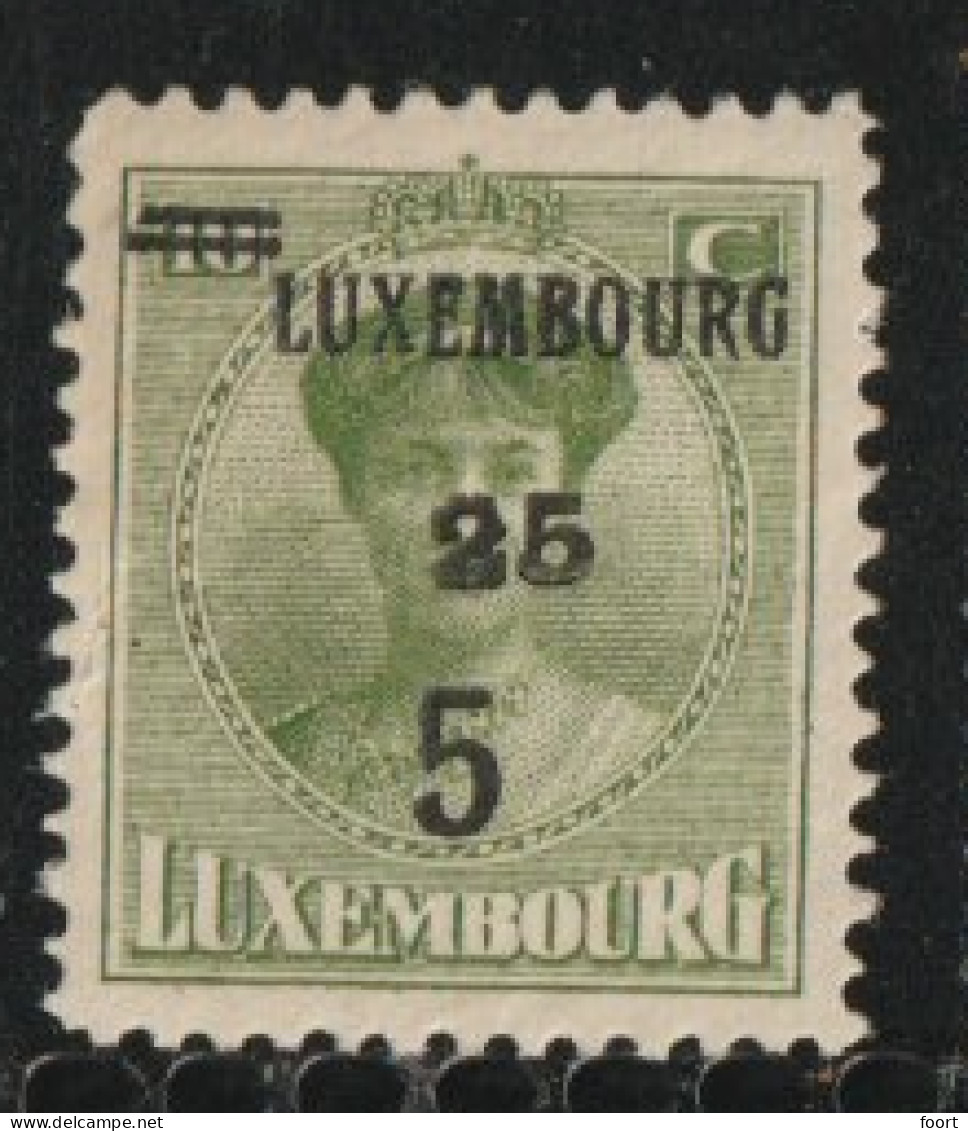 Lixembourg  1925  Prifix Nr. 147 Pf/mnh - Vorausentwertungen