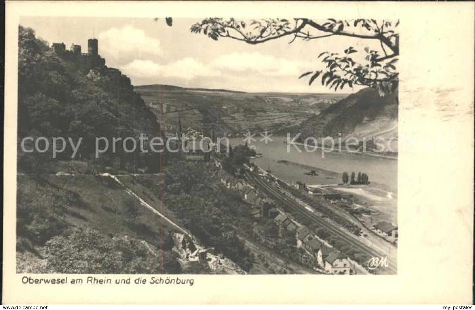 41779819 Oberwesel Rhein Rheipartie Und Schoenburg Oberwesel - Oberwesel