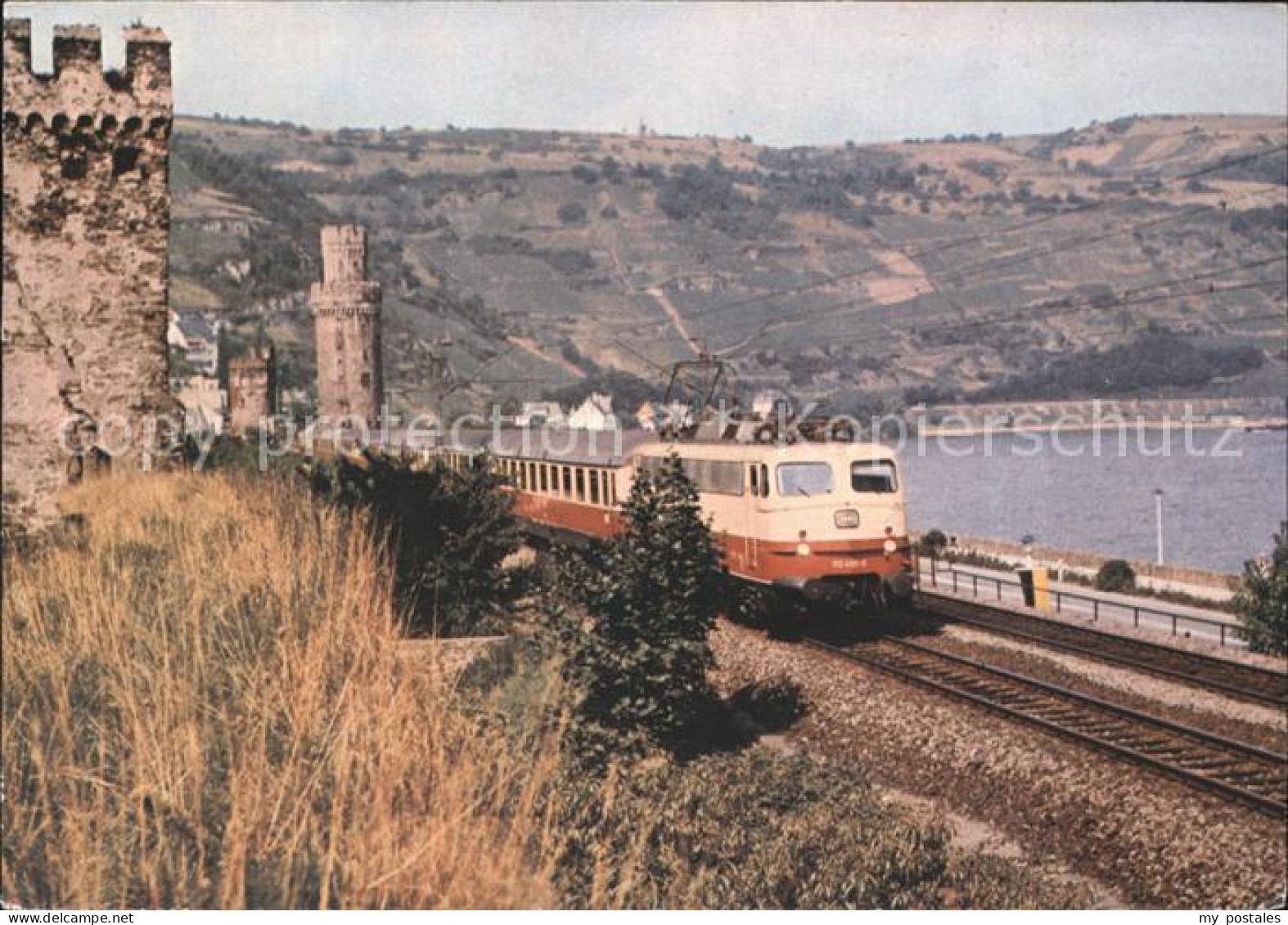 41779779 Oberwesel Rhein TEE Rheingold Eisenbahn Oberwesel - Oberwesel