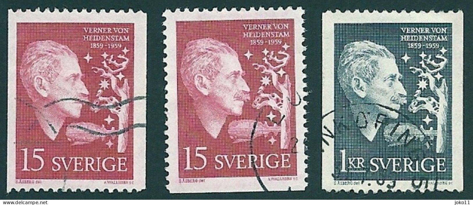 Schweden, 1959, Michel-Nr. 449-450 C+Du, Gestempelt - Oblitérés