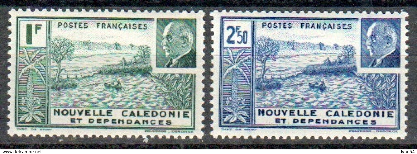 Nouvelle Caledonie 193-4 ** MNH – Pétain - Nouméa (1941) - Nuevos