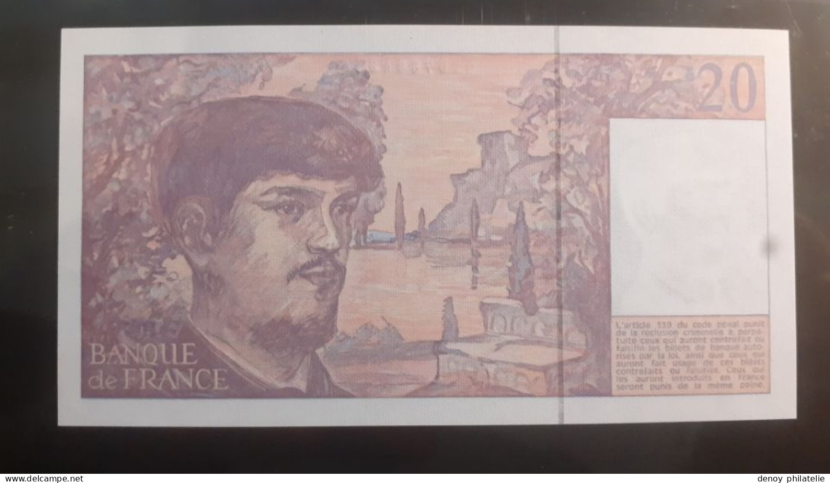 Billet De 20 Francs Debussy 1990 Alphabet H 31 Reference Fayet 66bis 01 31 Serie De 3 Billets Neuf Se Suivant - 20 F 1980-1997 ''Debussy''