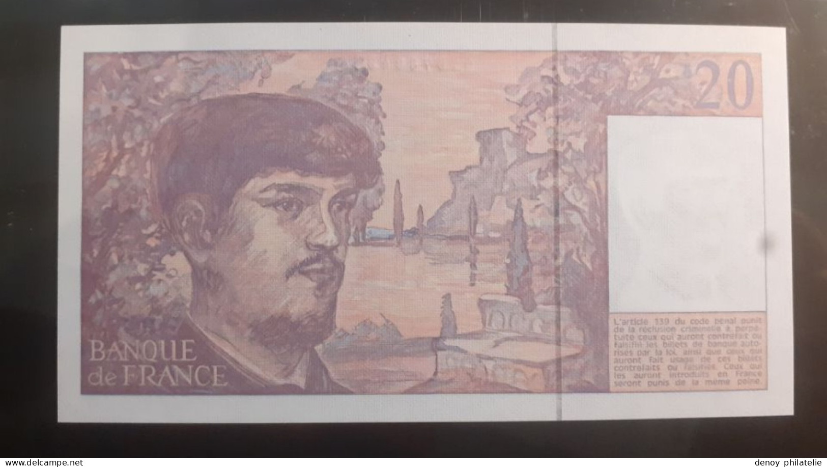 Billet De 20 Francs Debussy 1990 Alphabet H 31 Reference Fayet 66bis 01 31 Serie De 3 Billets Neuf Se Suivant - 20 F 1980-1997 ''Debussy''