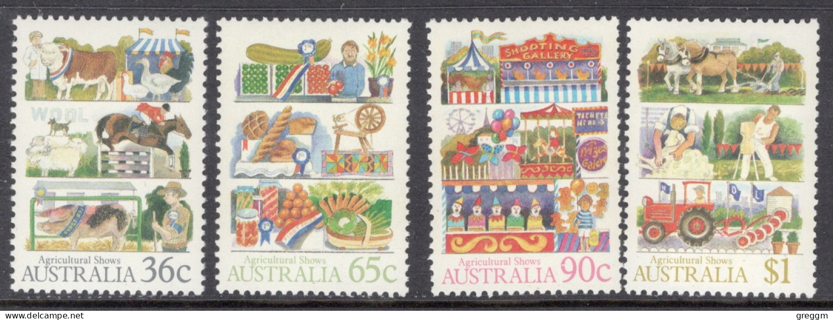 Australia 1987 Set Of Stamps - Agricultural Shows In Unmounted Mint - Mint Stamps