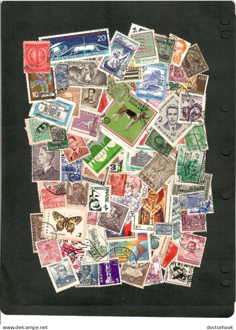 WORLDWIDE---LOT Of 100 USED STAMPS  (100-16) - Lots & Kiloware (mixtures) - Max. 999 Stamps