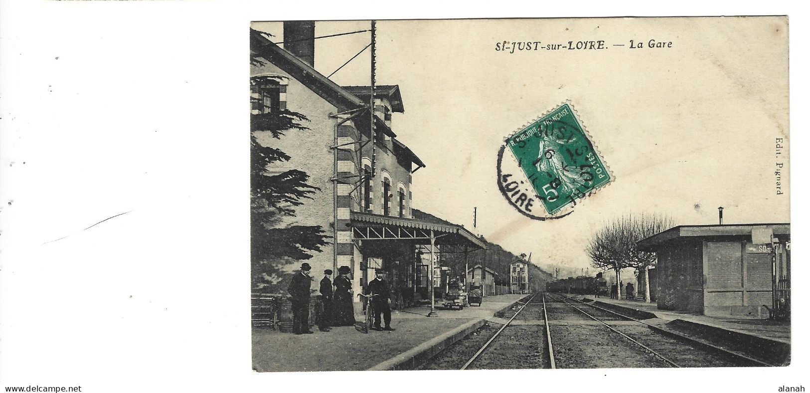 SAINT JUST Sur LOIRE La Gare (Pignard) Loire (42) - Saint Just Saint Rambert