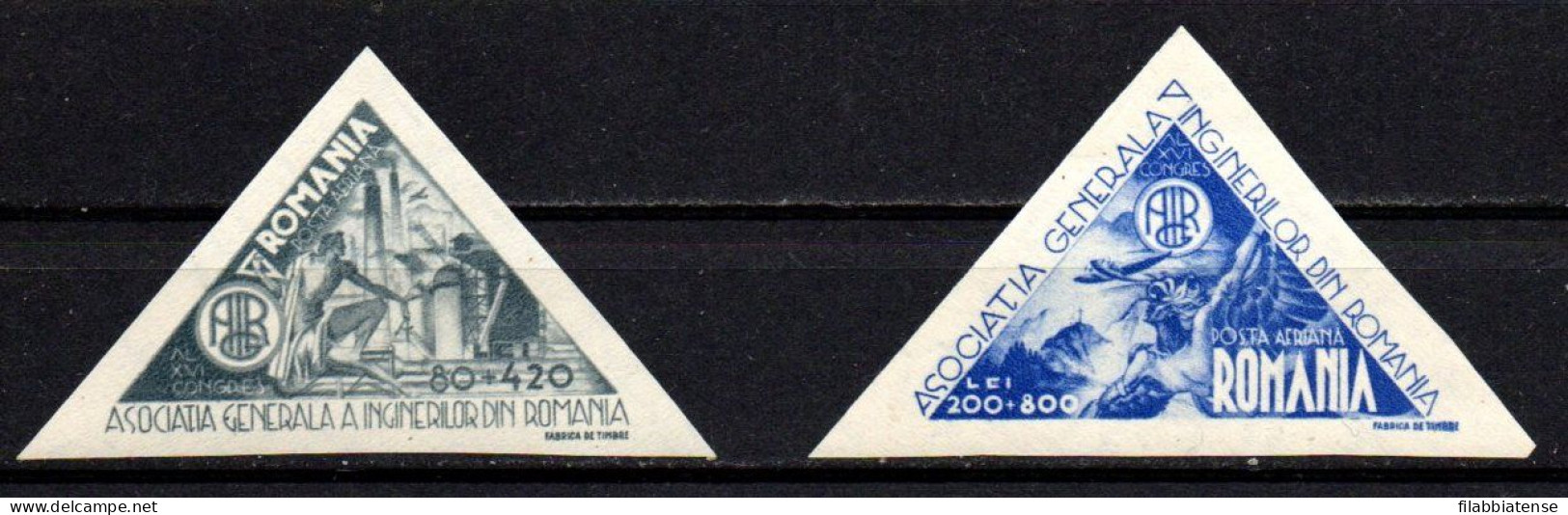 1945 - Romania PA 32 / PA 33 Ingegnieri Rumeni   ------ - Used Stamps