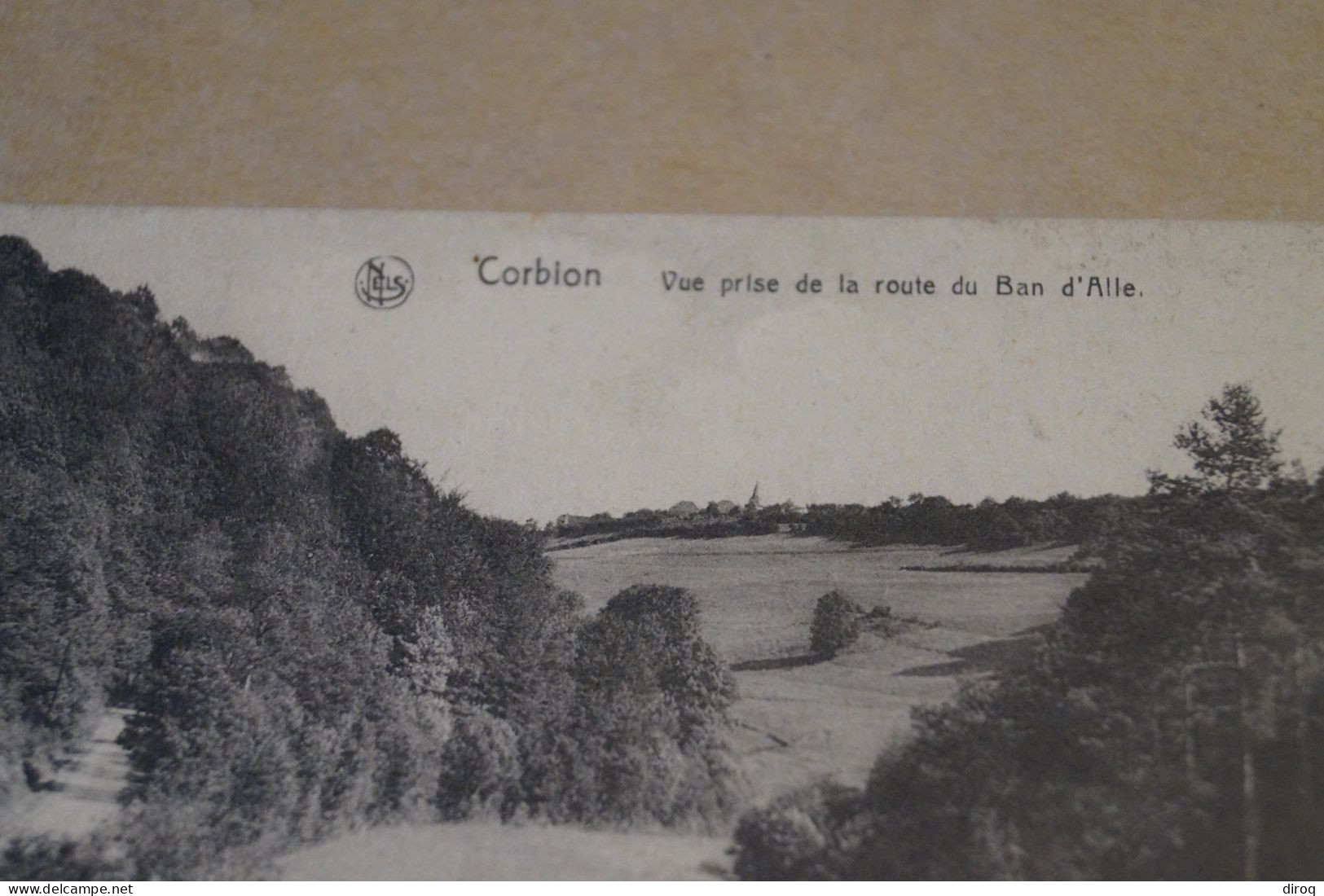 Superbe Ancienne Carte,Corbion,vue Prise De La Route Du Ban D'Alle,pour Collection - Autres & Non Classés