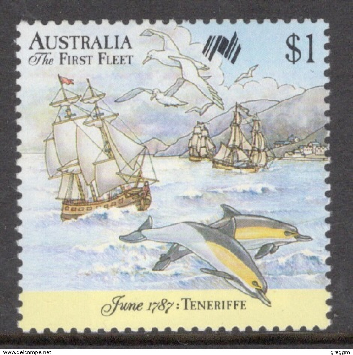 Australia 1987 Stamp - The 200th Anniversary Of The First Fleet Arriving From Tenerife In Unmounted Mint - Ongebruikt