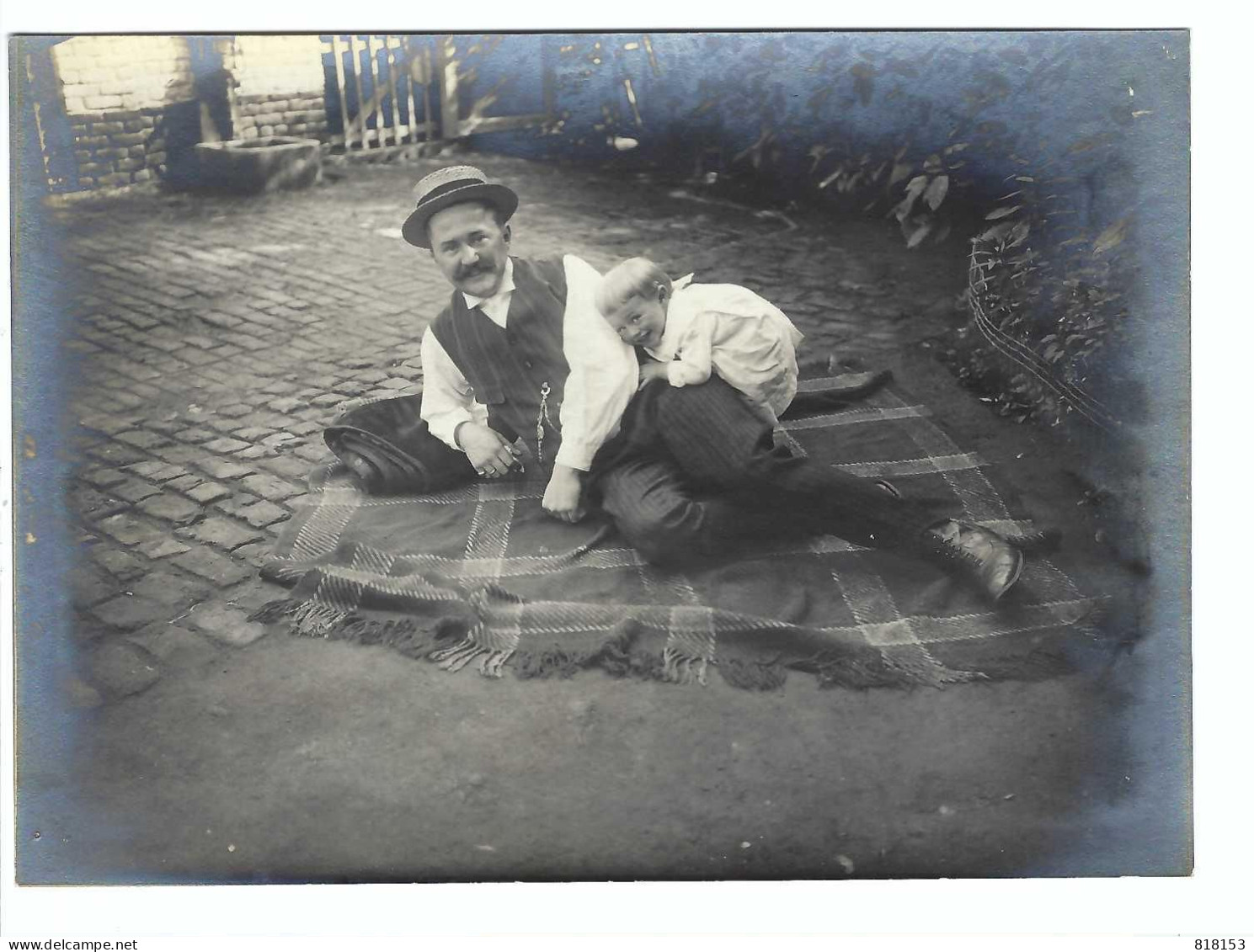 Originele Oude Foto Uit Album Dilbeek  1-10-1908  (18x12 Cm) - Dilbeek