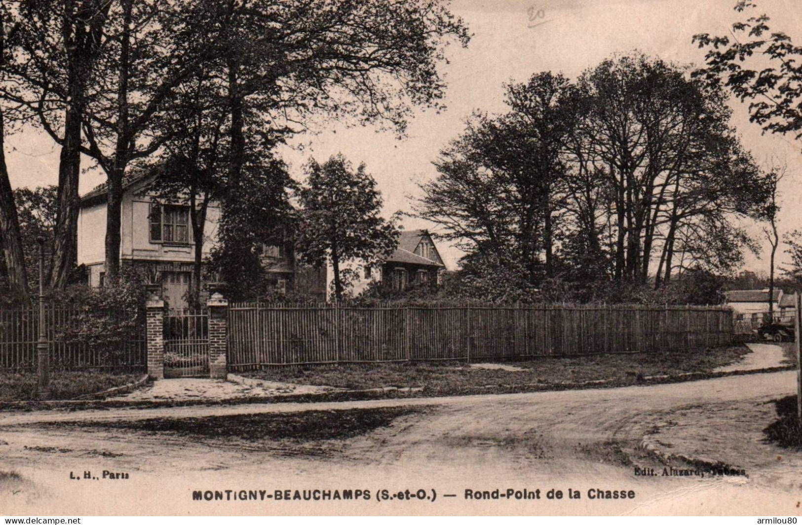 N°53 D1 MONTIGNY BEAZUCHAMPS ROND POINT DE LA CHASSE  PLIURES D ALBUM - Montigny Les Cormeilles