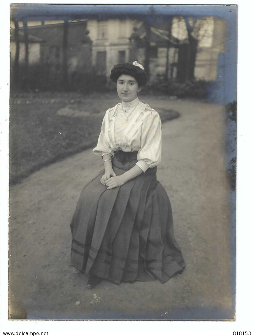 Originele Oude Foto Uit Album Dilbeek  27-12-1908  (18x12 Cm) - Dilbeek