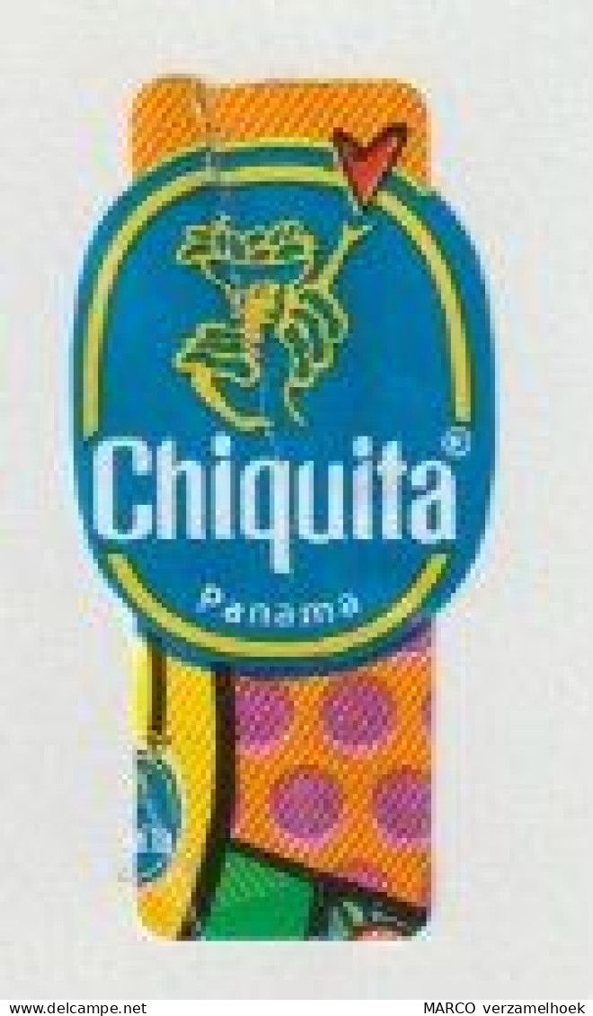 1x Fruit Label Sticker CHIQUITA Banana-bananen Panama - Obst Und Gemüse