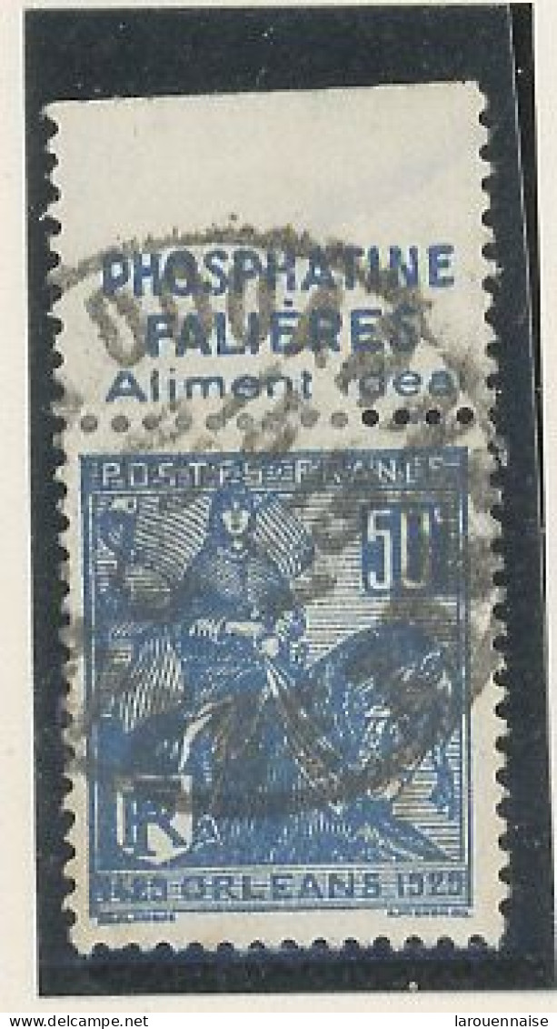 BANDE PUB -N°257 - JEANNE D'ARC TYPE I-  PUB - FALIÈRE (MAURY148 )- - Used Stamps