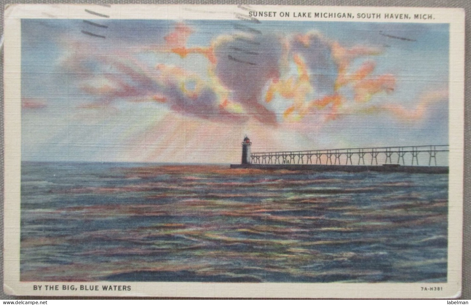USA LAKE MICHIGAN SOUTH HAVEN KARTE CARD POSTCARD CARTE POSTALE POSTKARTE CARTOLINA ANSICHTSKARTE - Long Beach