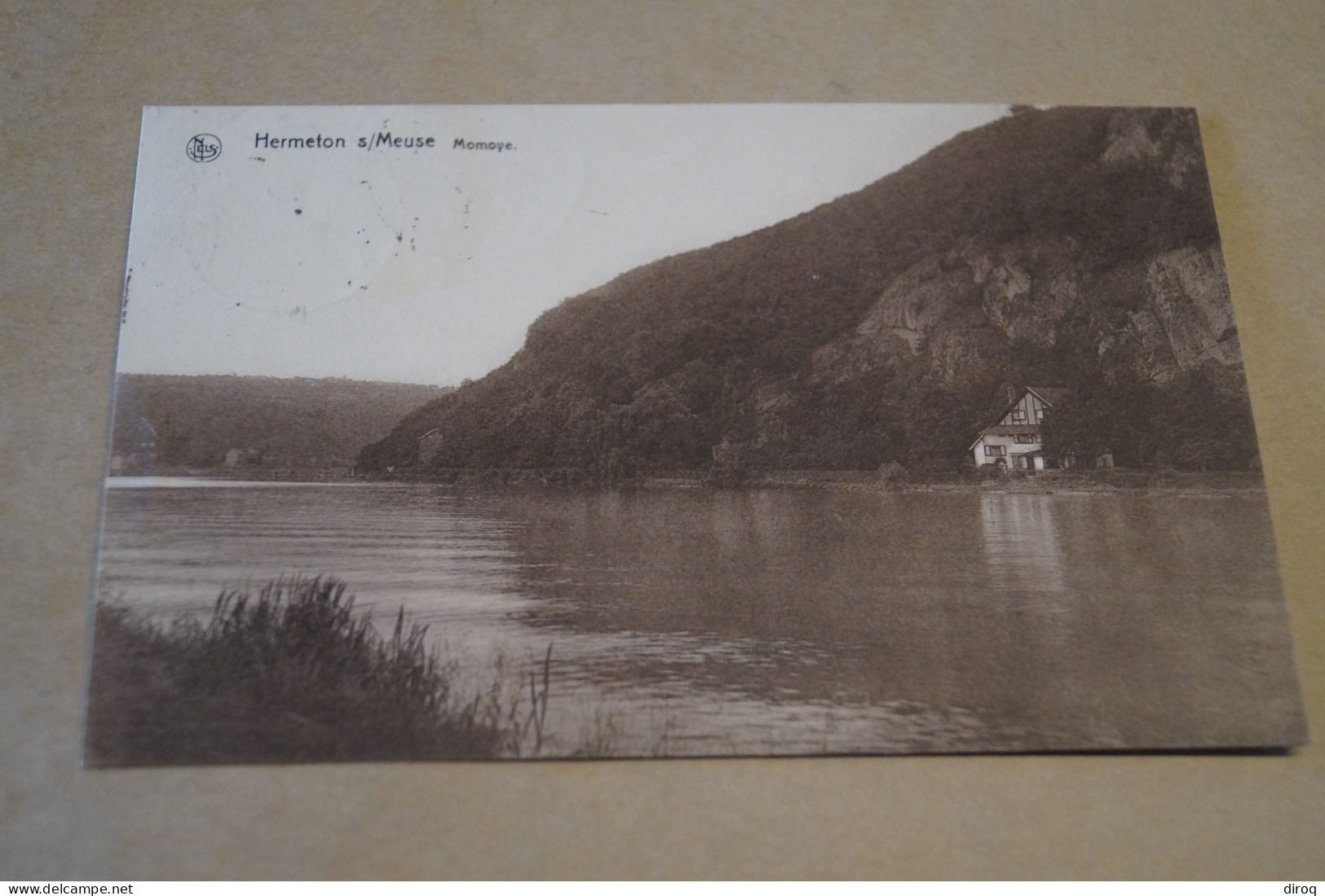 Superbe Ancienne Carte,Hermeton Sur Meuse,Momoye,pour Collection - Hastiere