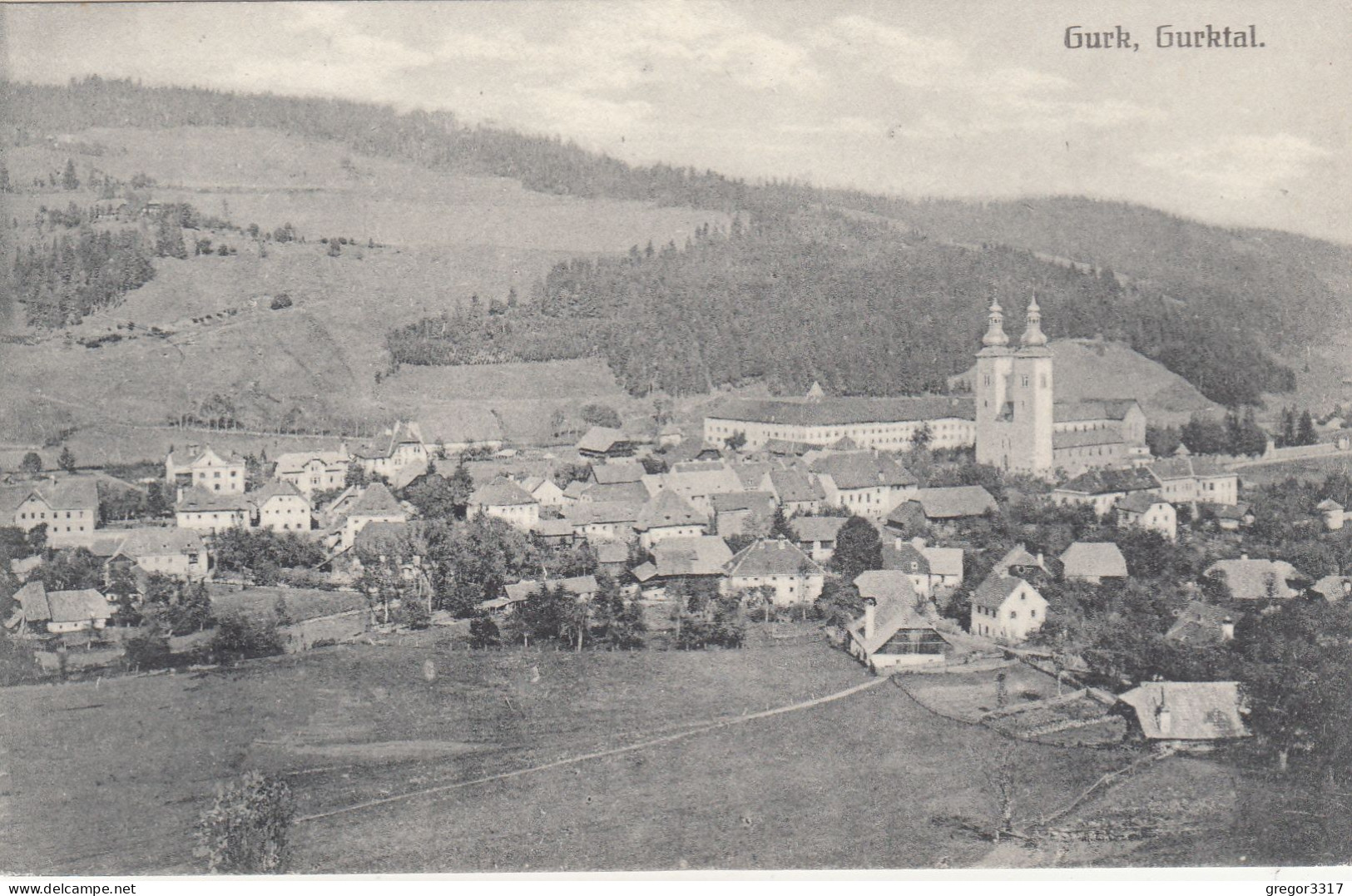 E3937) GURK - GURKTAL - Tolle Alte FOTO AK - Paul Herzele -  Kirche Häuser ALT - Gurk