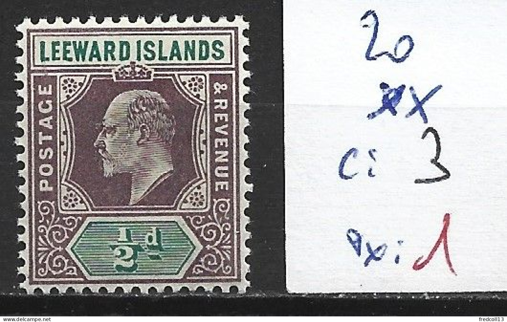 LEEWARD 20 ** Côte 3 € - Leeward  Islands