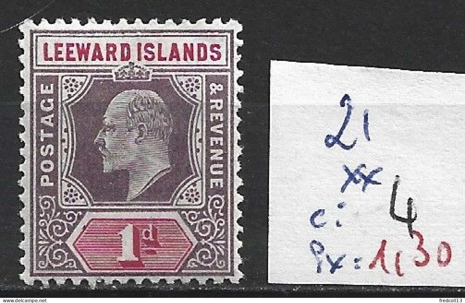 LEEWARD 21 ** Côte 4 € - Leeward  Islands