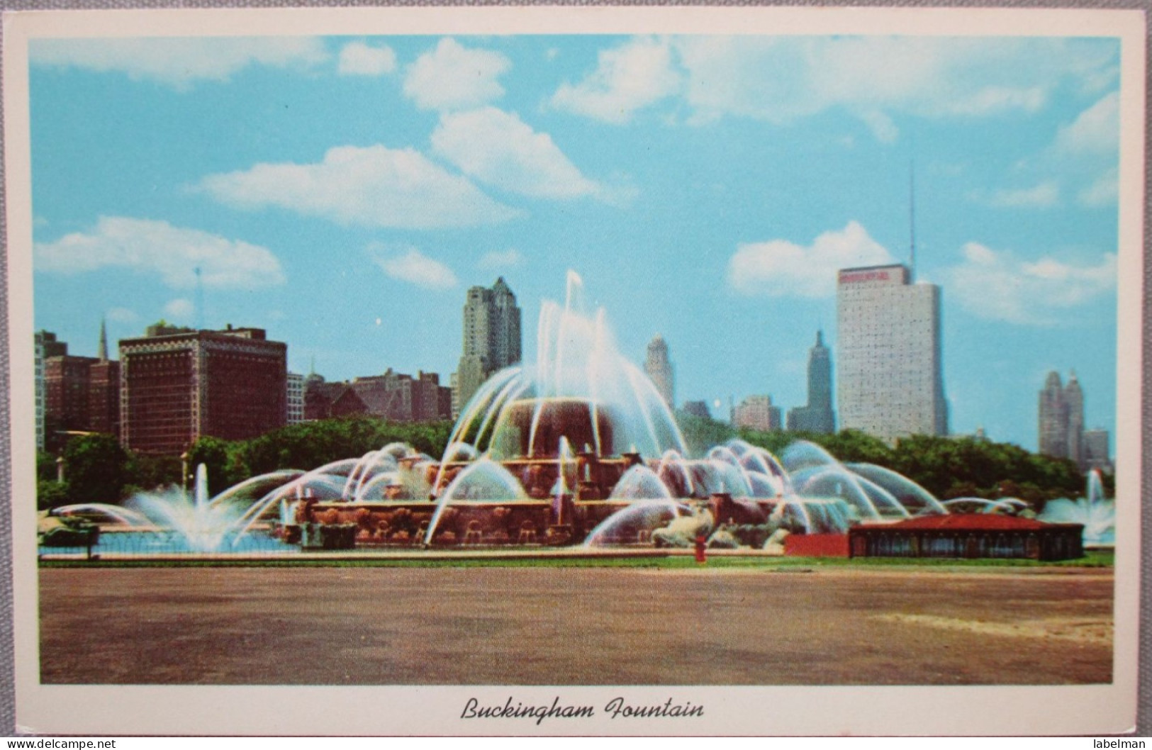 USA CHICAGO CLARENCE BUCKINGHAM MEMORIAL FOUNTAIN GRANT PARK POSTCARD CARTE POSTALE POSTKARTE CARTOLINA ANSICHTSKARTE - Long Beach