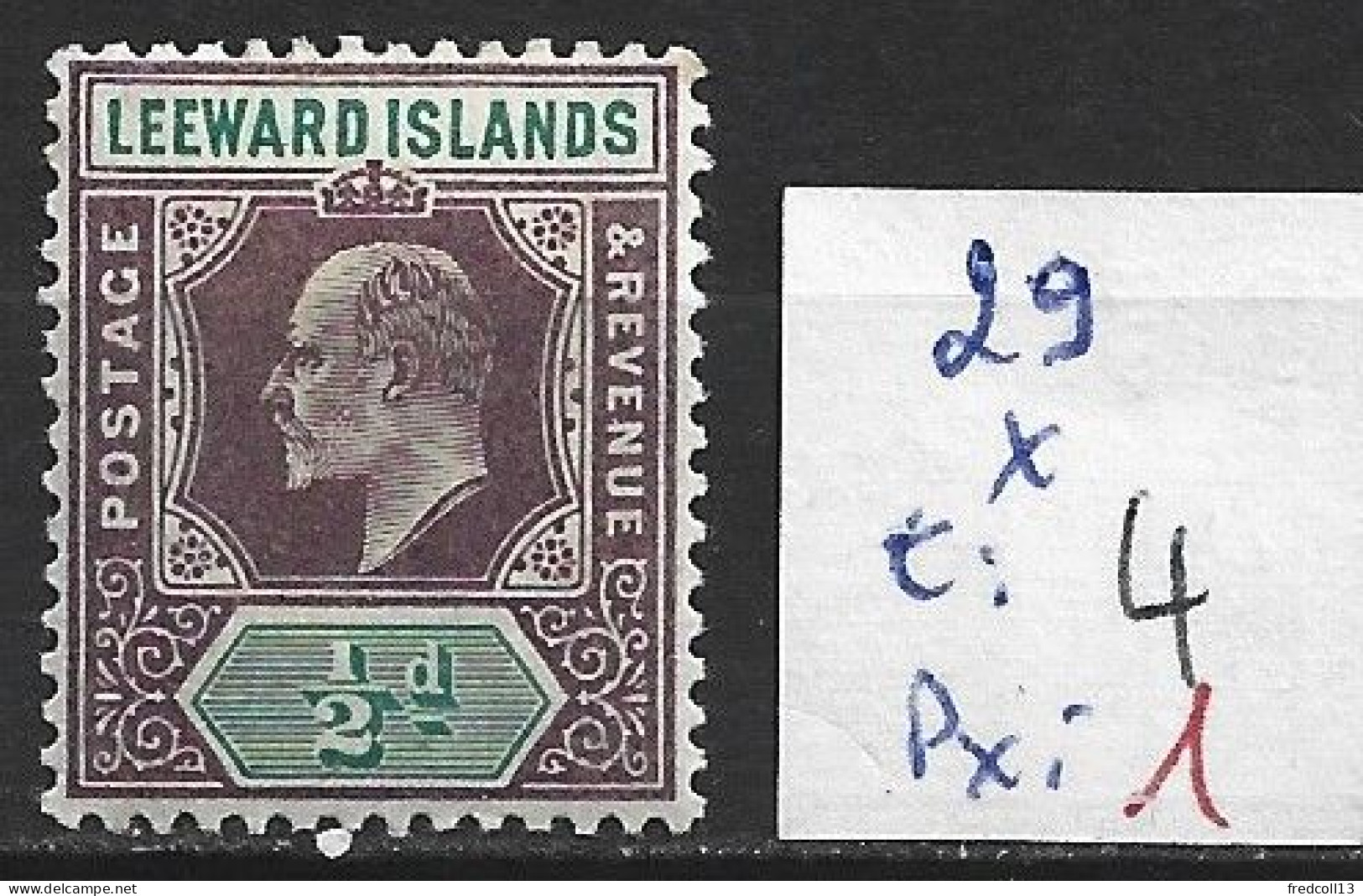 LEEWARD 29 * Côte 4 € - Leeward  Islands