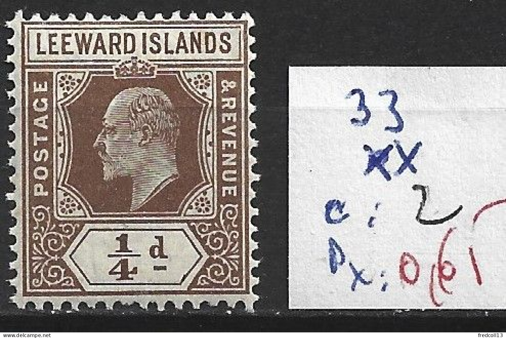 LEEWARD 33 ** Côte 2 € - Leeward  Islands