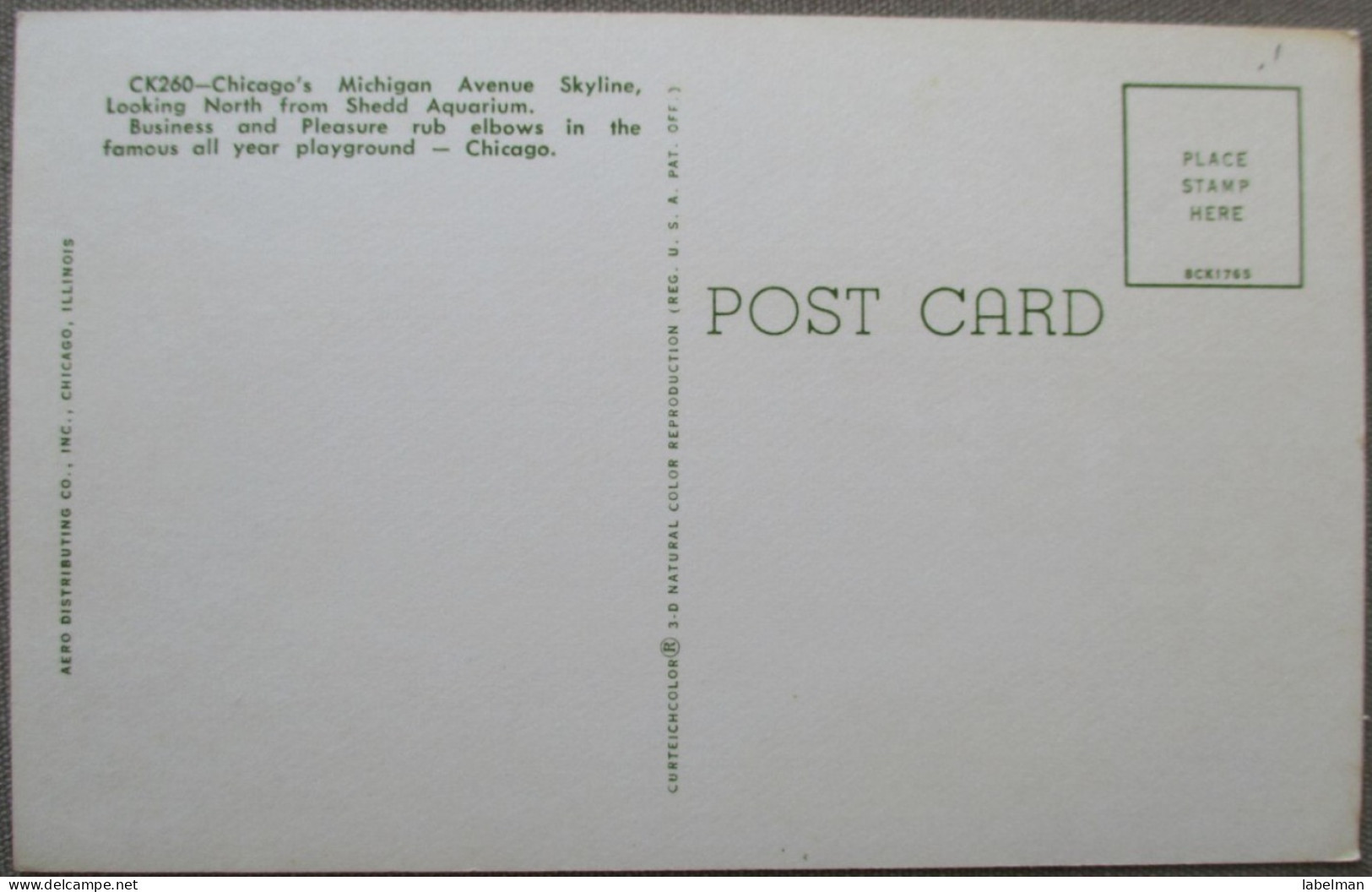 USA CHICAGO MICHIGAN AVENUE SKYLINE KARTE CARD POSTCARD CARTE POSTALE POSTKARTE CARTOLINA ANSICHTSKARTE - Long Beach