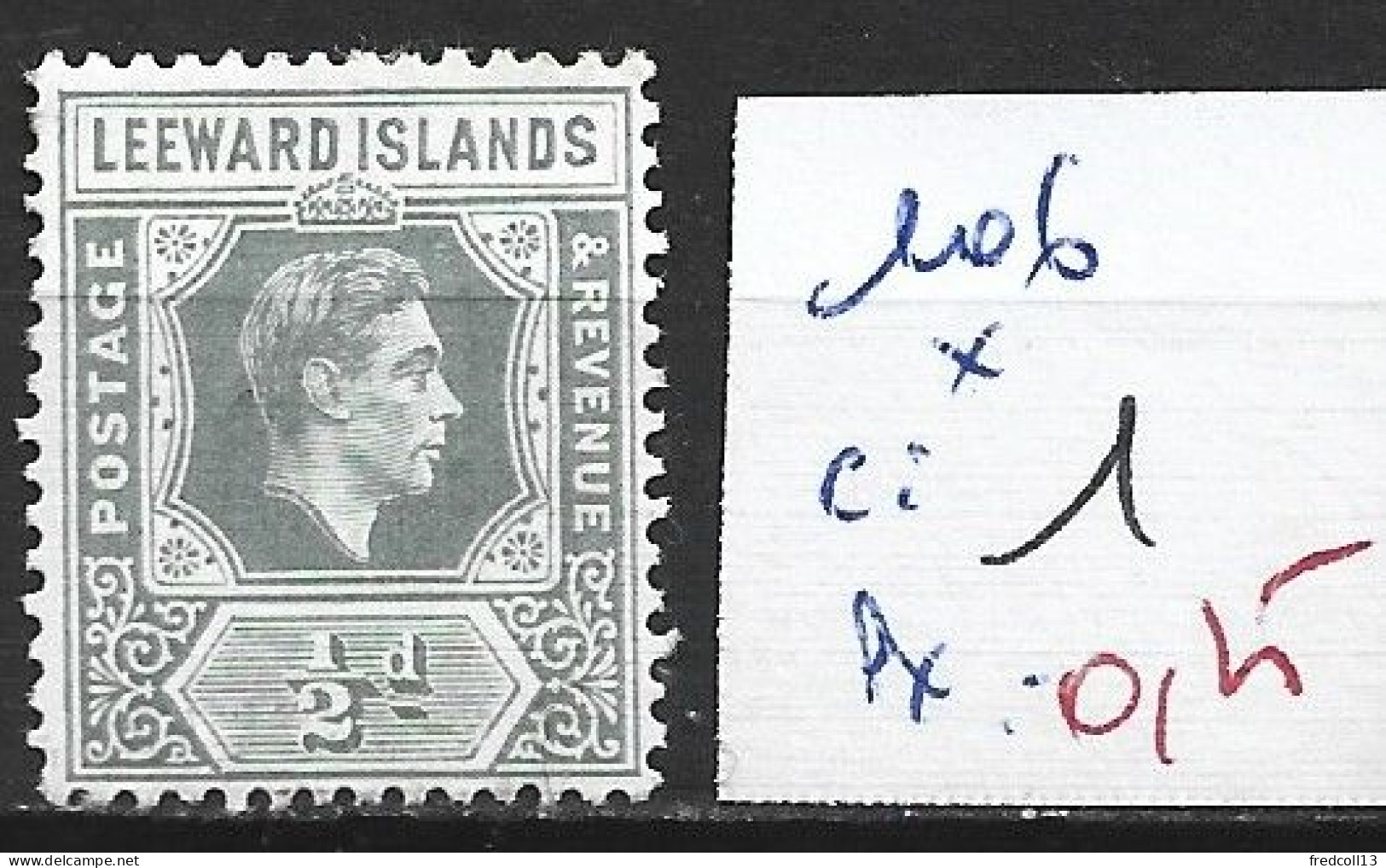 LEEWARD 106 * Côte 1 € - Leeward  Islands