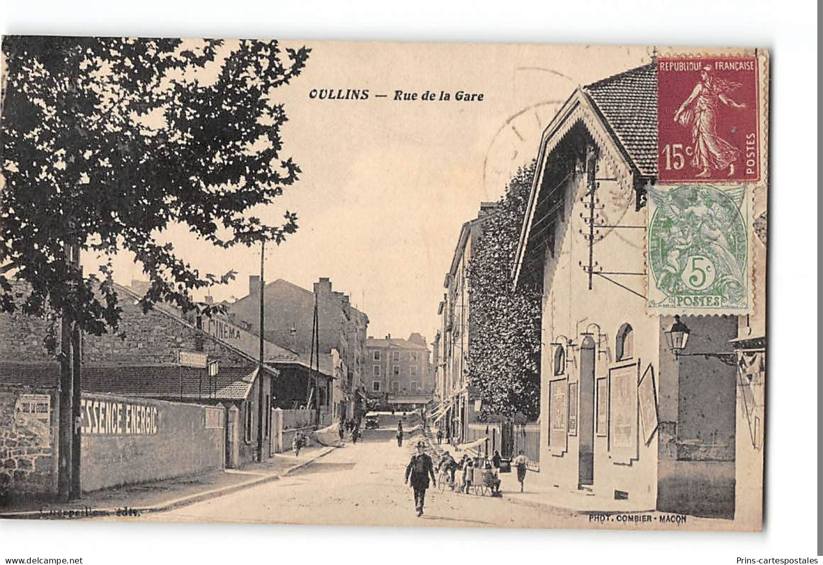 CPA  69 Oullins Rue De La Gare - Oullins