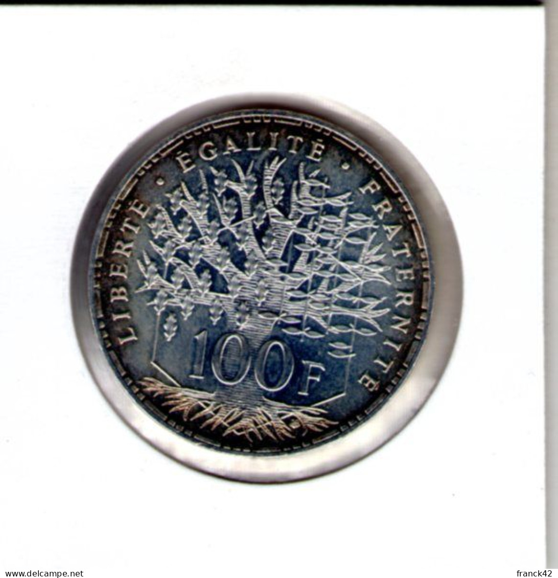 France. 100 Francs Panthéon 1989 - 100 Francs