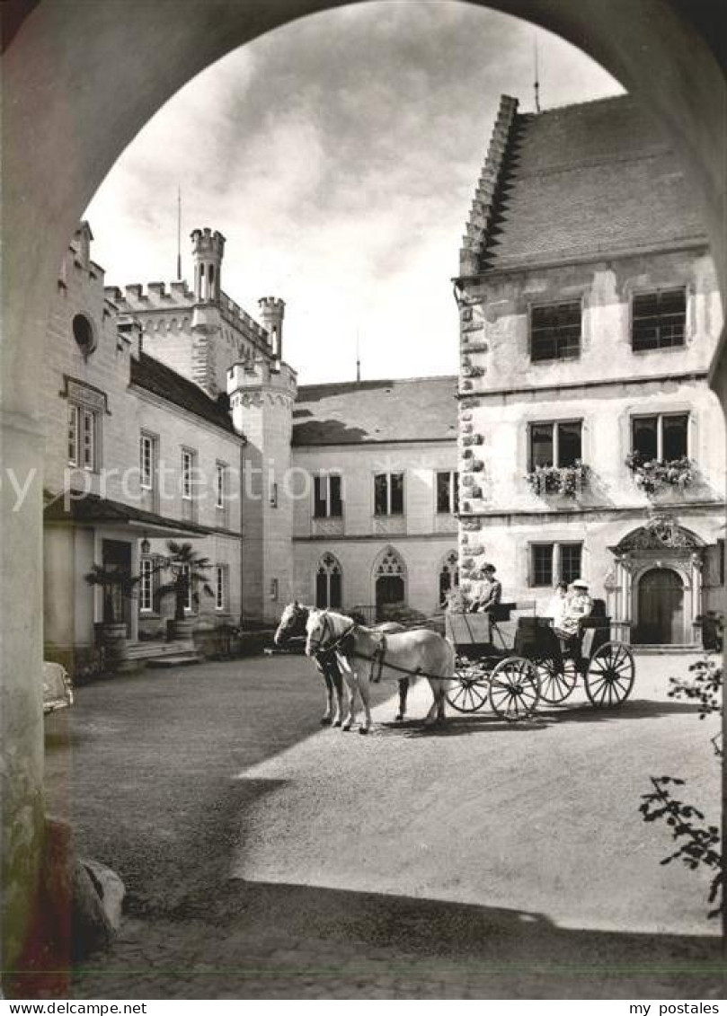 41768946 Ergenzingen Hotel Restaurant Schloss Weitenburg Pferdekutsche Ergenzing - Rottenburg