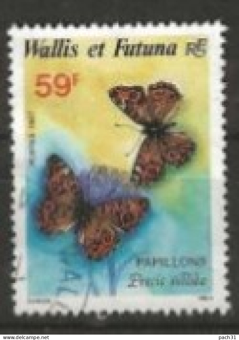 Wallis Et Futuna N° YT 258   Oblitéré Papillons - Usados