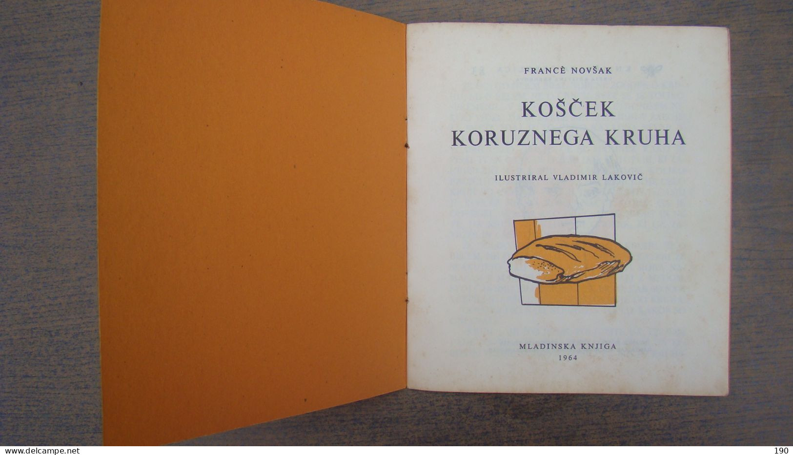 Koscek Koruznega Kruha (France Novsak),Illustrated:Vladimir Lakovic - Idiomas Eslavos