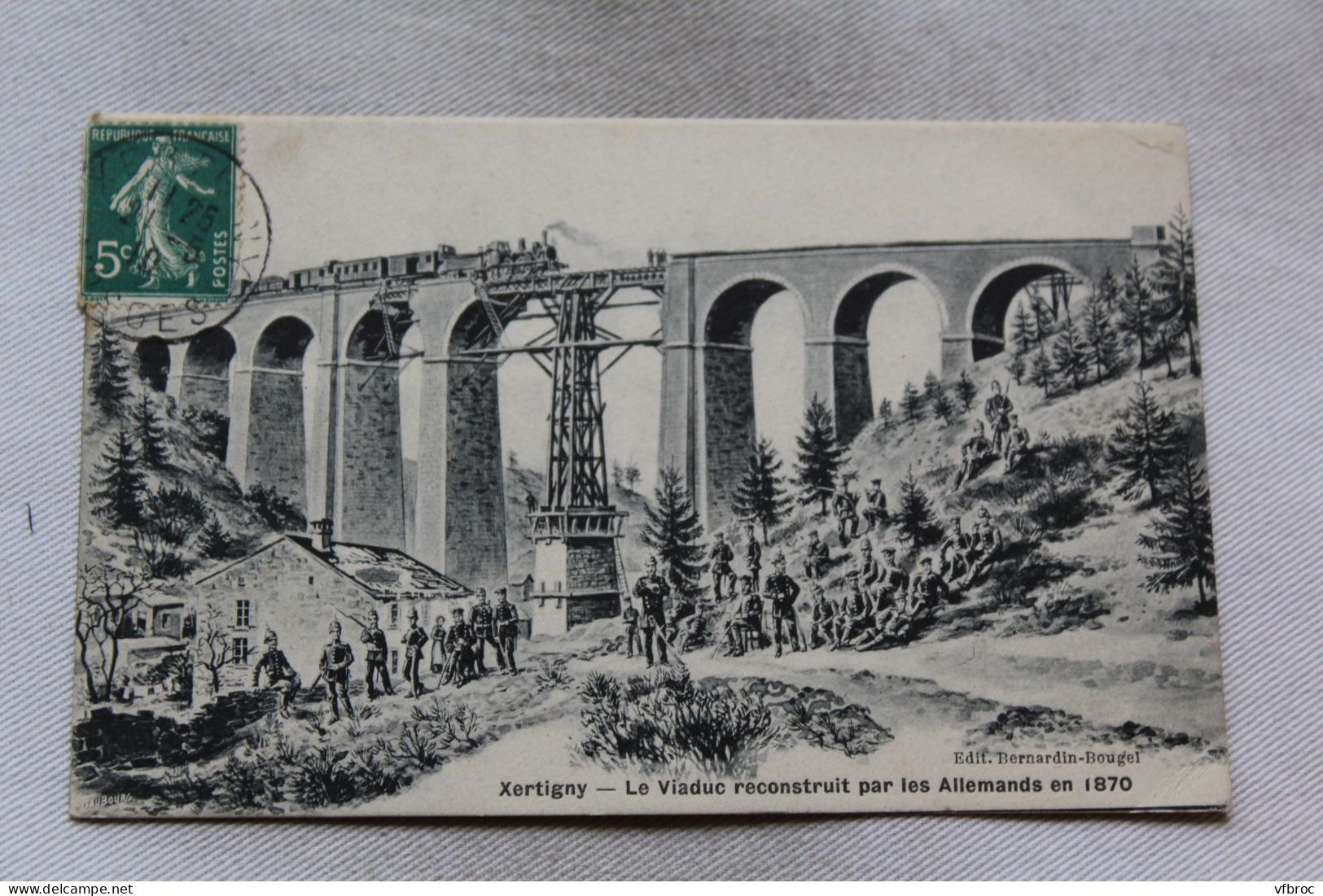 Xertigny, Le Viaduc Reconstruit Par Les Allemands En 1870, Vosges 88 - Xertigny