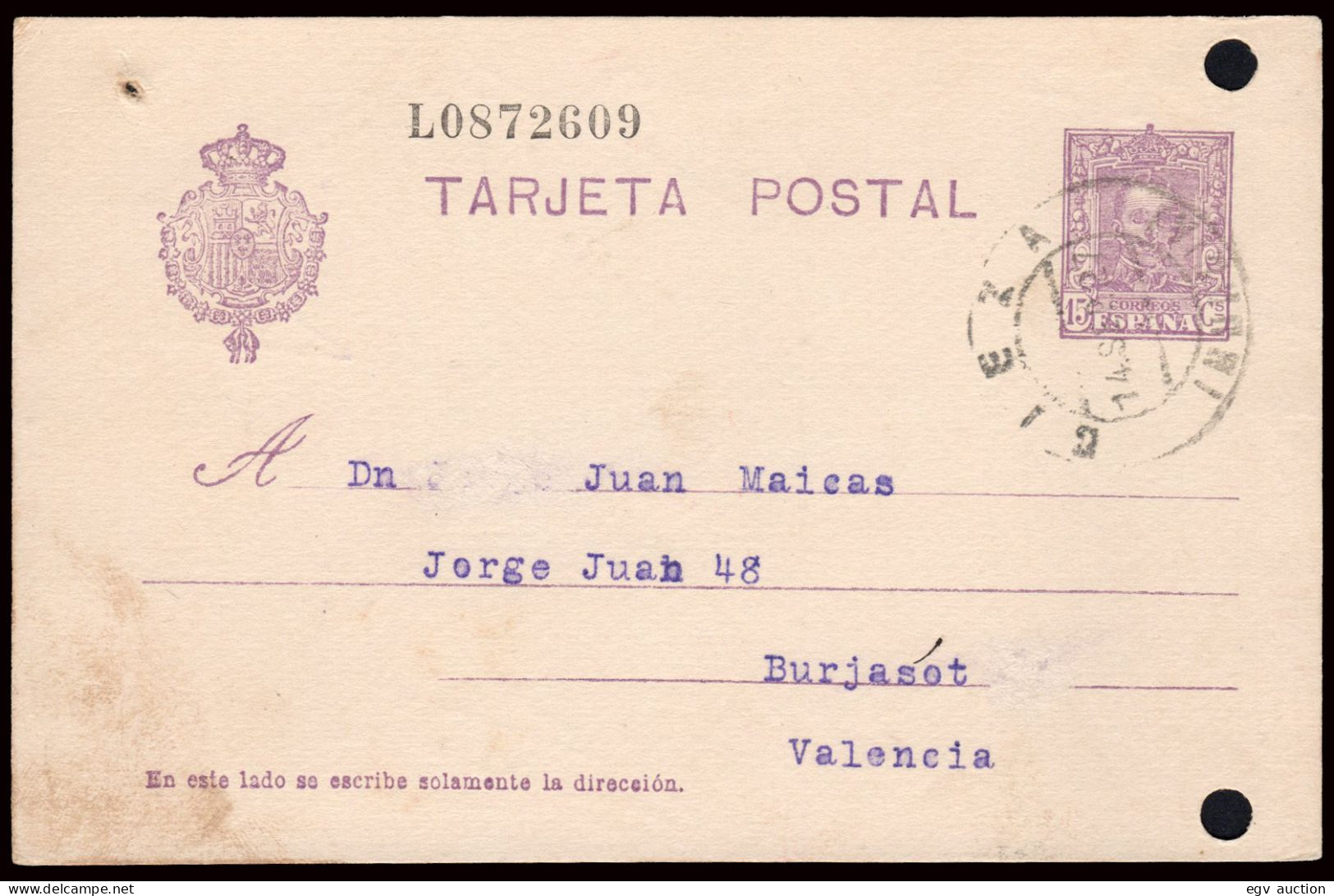 Murcia - Edi O EP 57 (Taladro Empresa) - Mat "Cieza" - 1850-1931