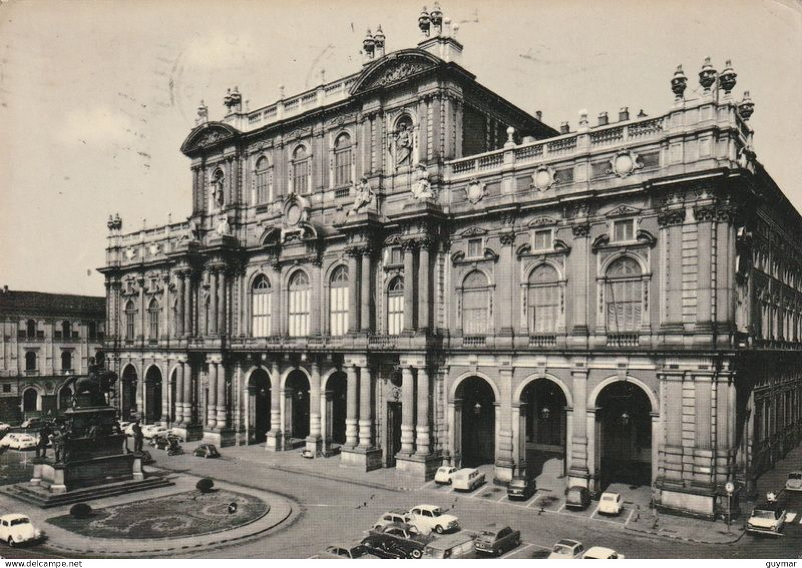 TORINO - PIAZZA CARLO ALBERTO - PALAZZO CARIGNANO - AUTO CAR - 6007 - Palazzo Carignano