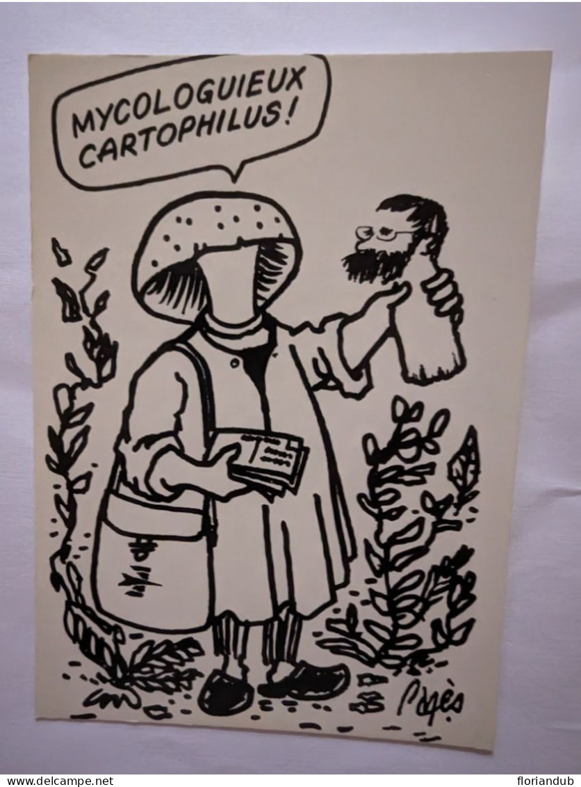 CP - Mycologuieux Cartophilus  Collectionneur J Guieux - Illustrateur Raymond Pagès - Tirage 1250 Ex 1984 - Pages