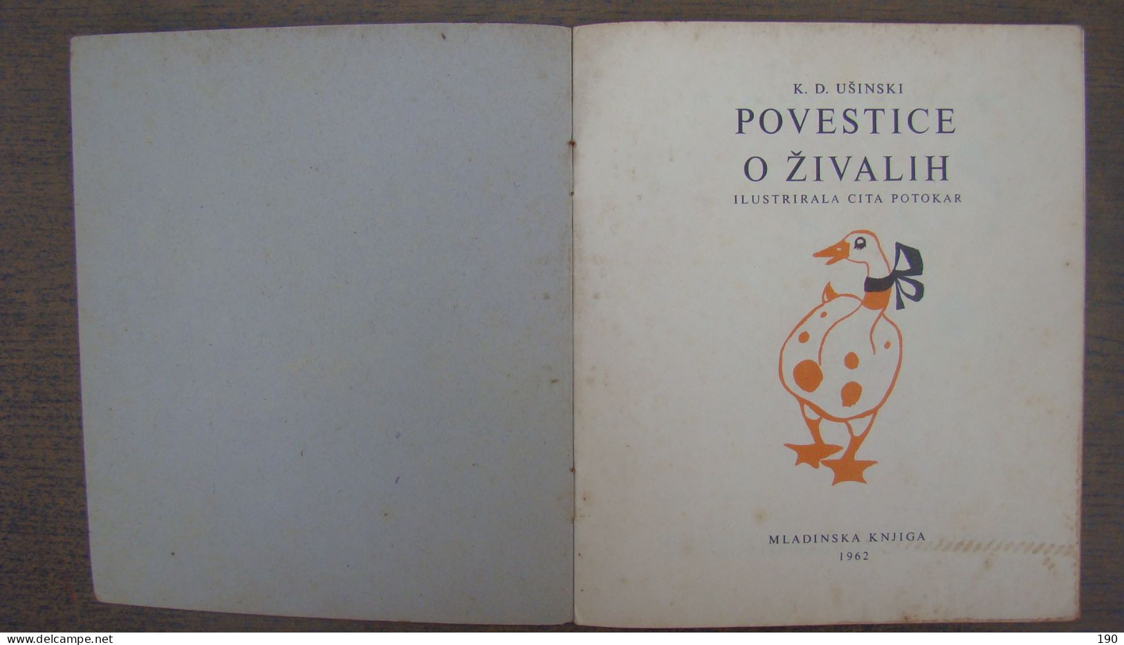 Povestice O Zivalih (K.D.Usinski),Illustrated:Cita Potokar - Slawische Sprachen