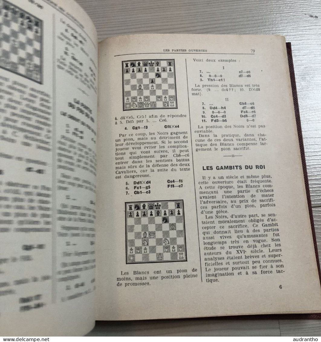 La Pratique Moderne Des Ouvertures Dans La Partie D'échecs V. Khan P. Biscay éditions Le Triboulet Monaco 1954 - Gezelschapsspelletjes