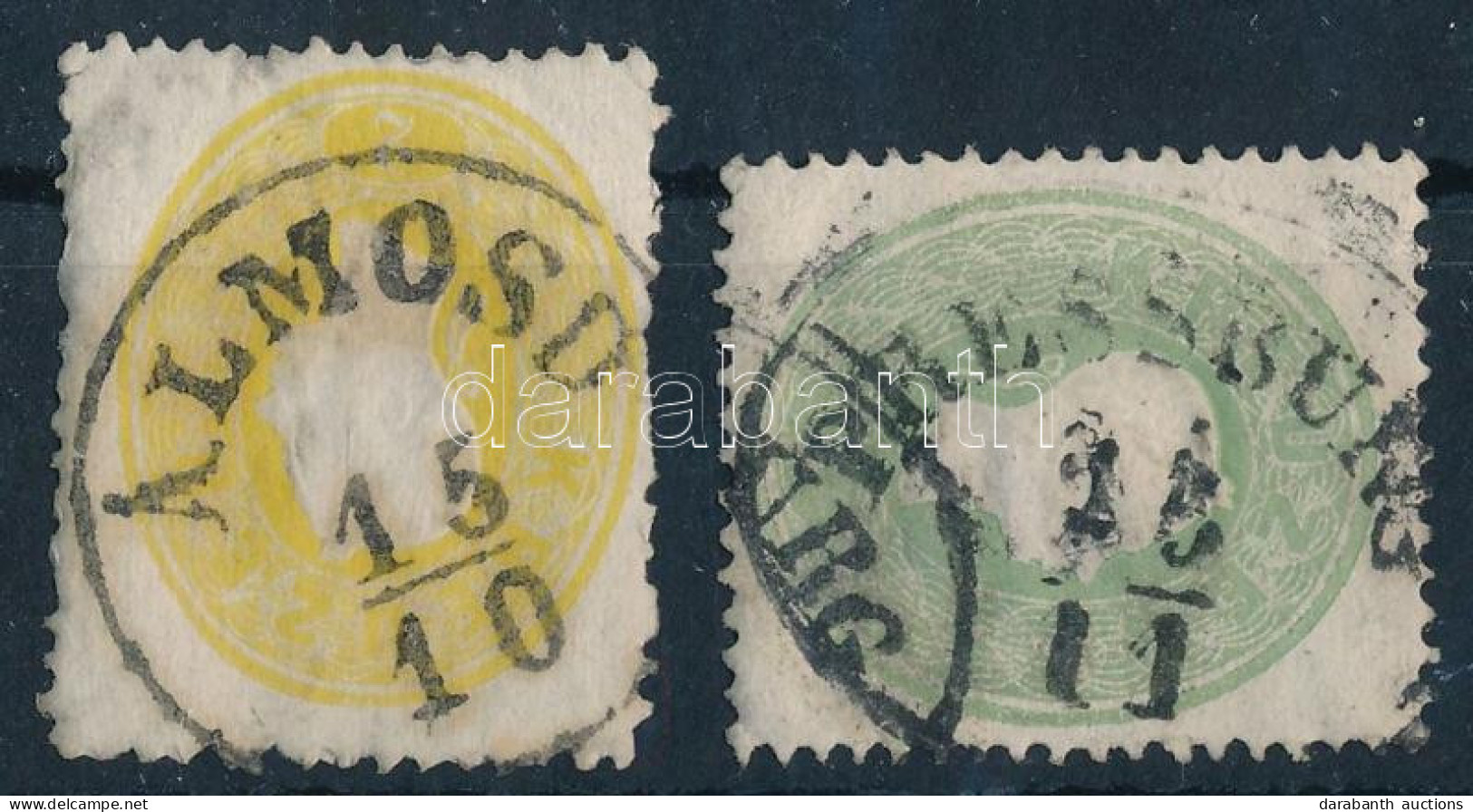 O 1861 2kr + 3kr Vegyes Minőség - Other & Unclassified