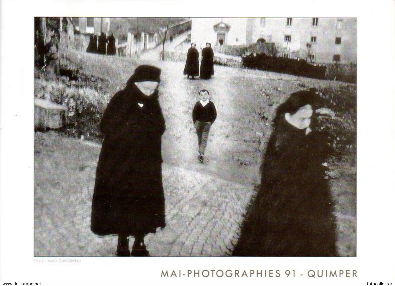 Invitation à L'inauguration Du Mai Photographies Quimper 1991 Par Mario Giacomelli (29) - Demonstrations