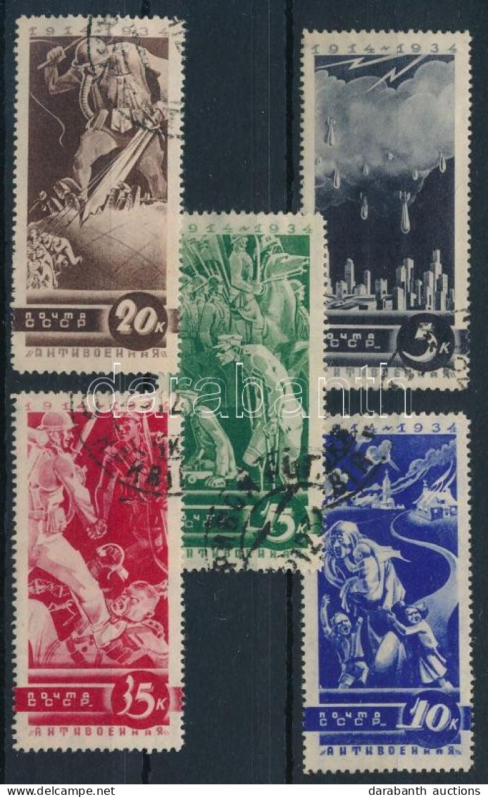 O Szovjetunió 1935 Mi 494-498 (Mi EUR 110,-) - Altri & Non Classificati