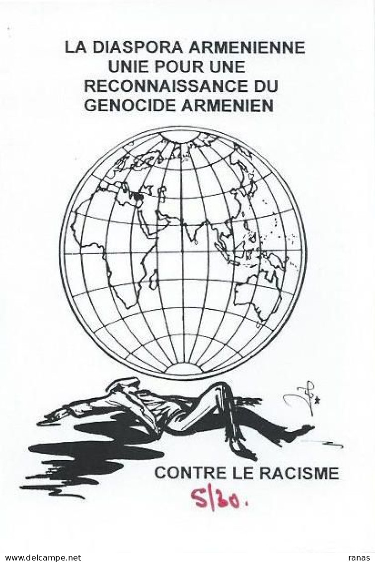 CPM LARDIE JIHEL Arménie Génocide Arménien Turquie Tirage Limité Signé En 30 Exemplaires - Lardie